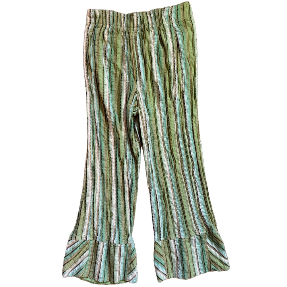 Free People Days End Striped Textured Pant